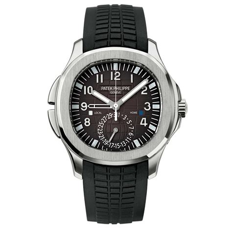 dual dial patek philippe|Patek Philippe Aquanaut Dual Time Black Dial Automatic Men's .